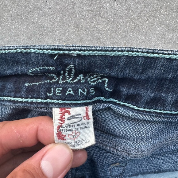 Y2K Flared Women’s Silver Jeans - Picture 2 of 4